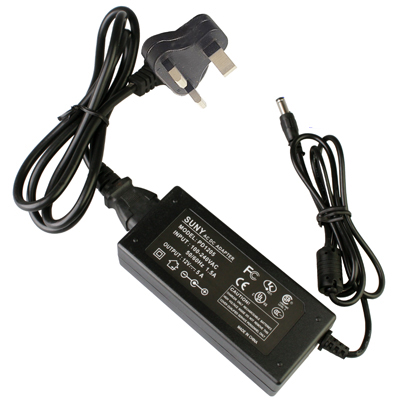 UK Plug 12V 5A 60W AC Power Supply Unit with 5.5mm DC Plug for LCD Monitors Cord, Output Tips: 5.5x2.5mm - Click Image to Close